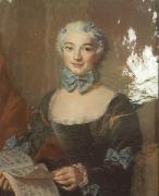 unknow artist Portrait of Mme Thiroux d'Arconville Darlus 1735 oil painting on canvas